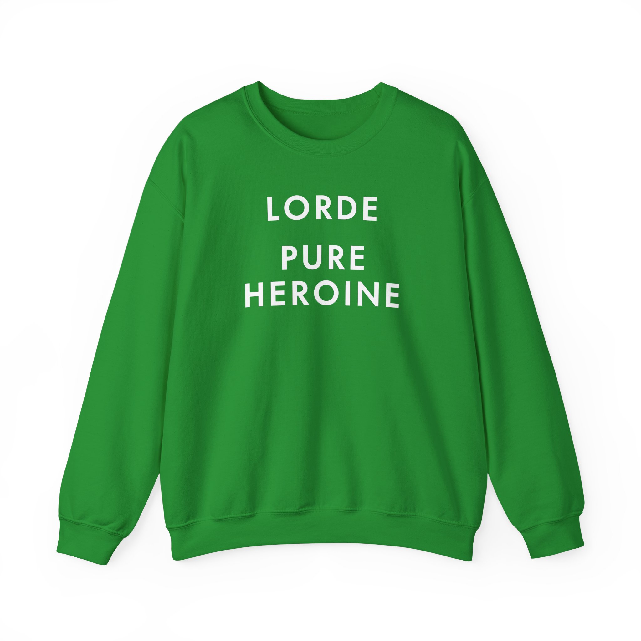Lorde Pure Heroine Music Album Unisex Heavy Blendâ„¢ Crewneck Sweatshirt