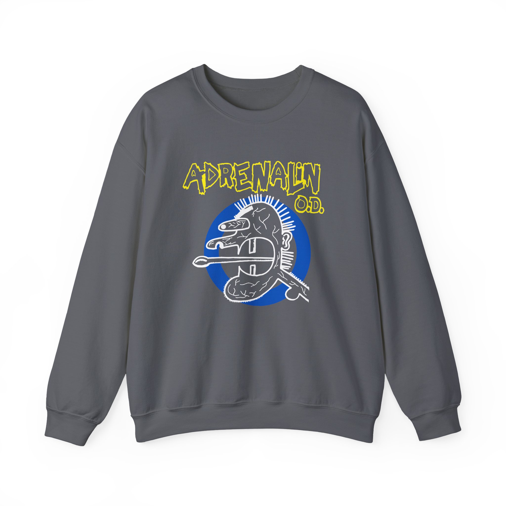 Adrenalin Od Vein Head Unisex Heavy Blendâ„¢ Crewneck Sweatshirt