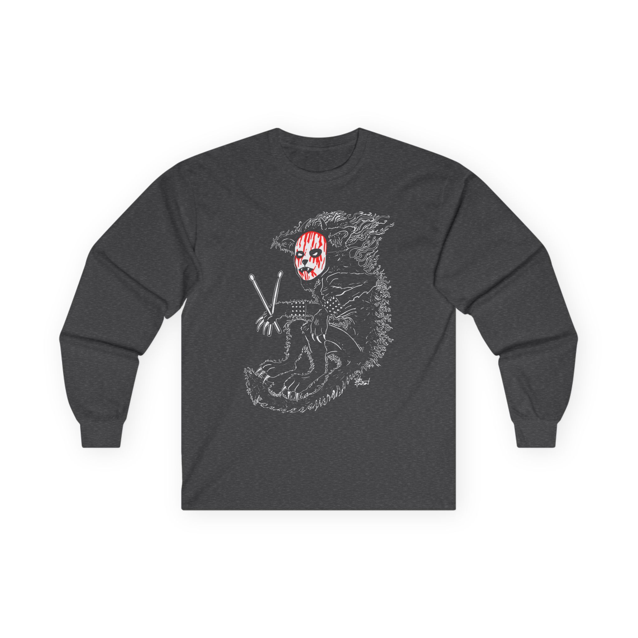 Murderdolls Joey Jordison Joey Cat Blood Mask Unisex Ultra Cotton Long Sleeve Tee
