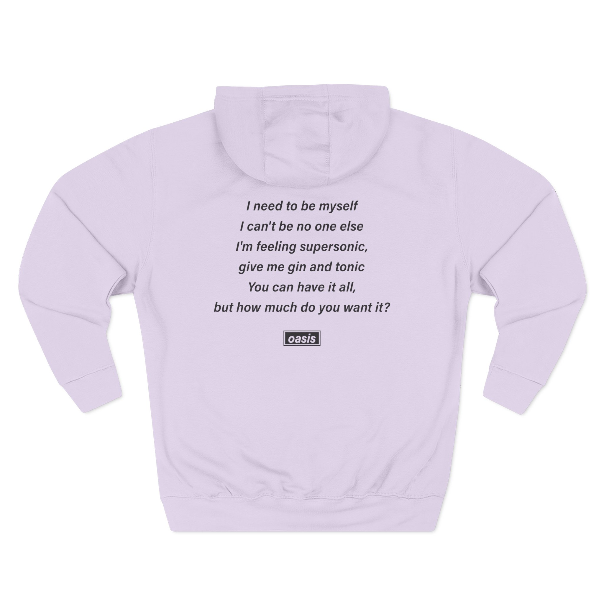 Oasis Supersonic Three-Panel Fleece Hoodie