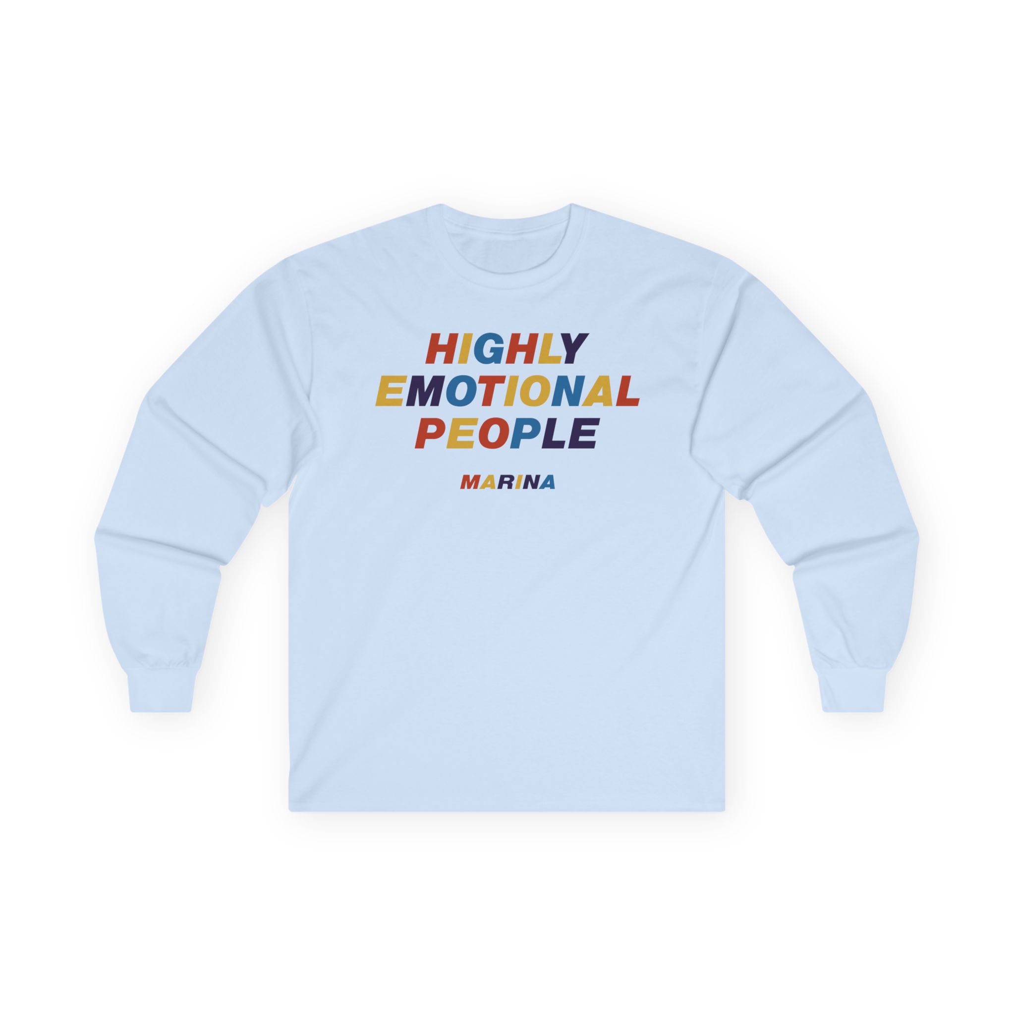 Marina Highly Emotional People Unisex Ultra Cotton Long Sleeve Tee