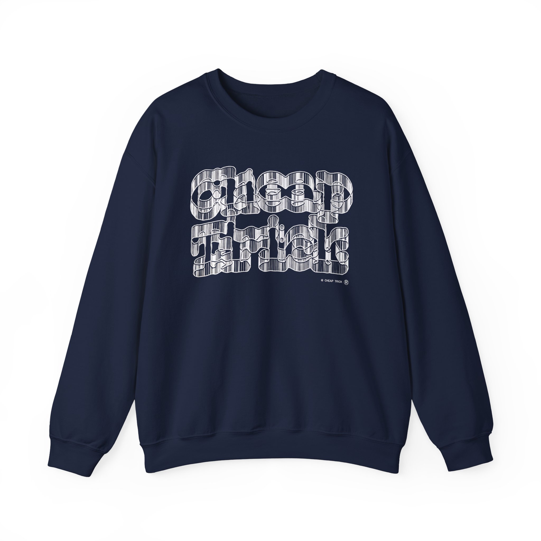 Cheap Trick Unisex Heavy Blendâ„¢ Crewneck Sweatshirt