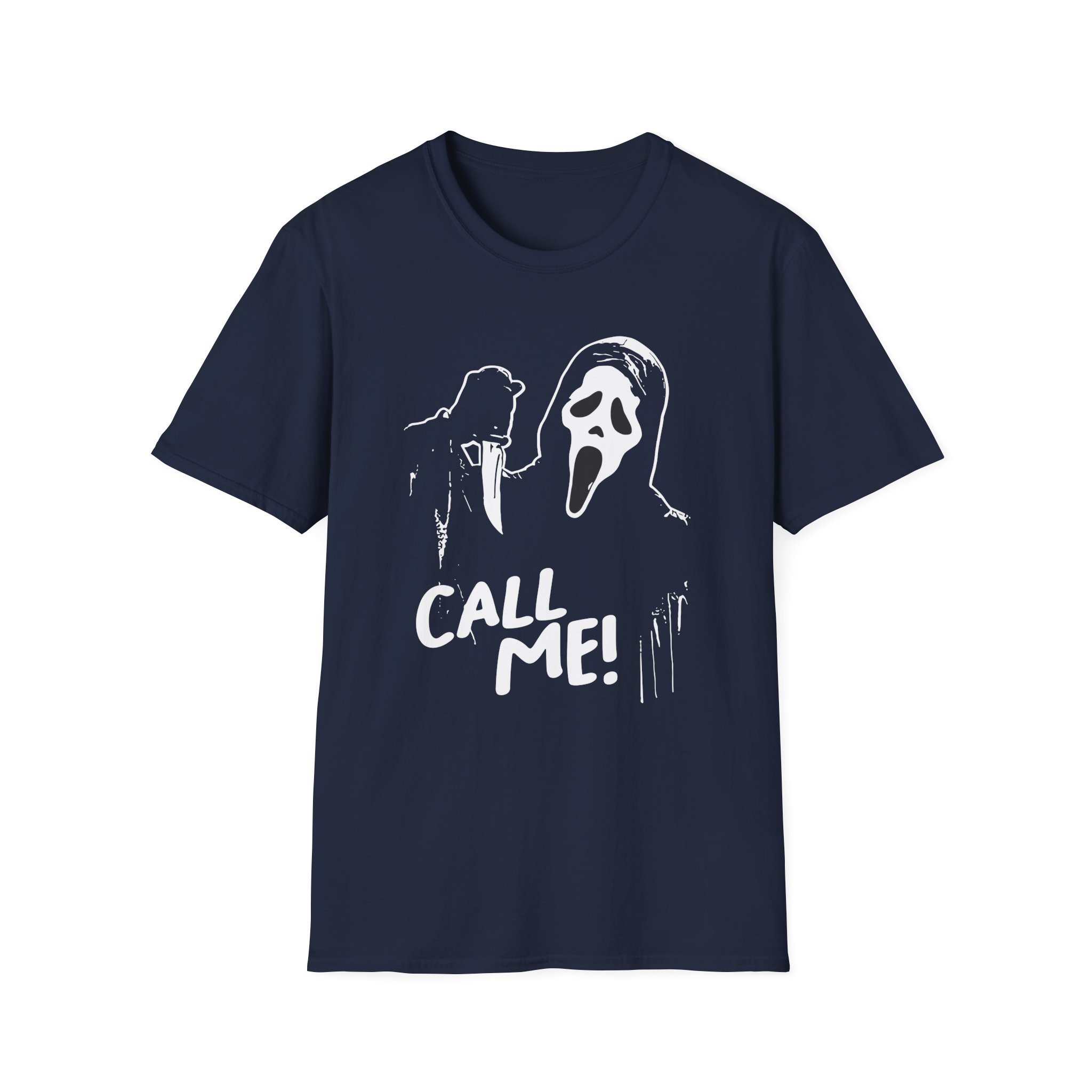 Ghostface CALL ME Unisex Softstyle T-Shirt