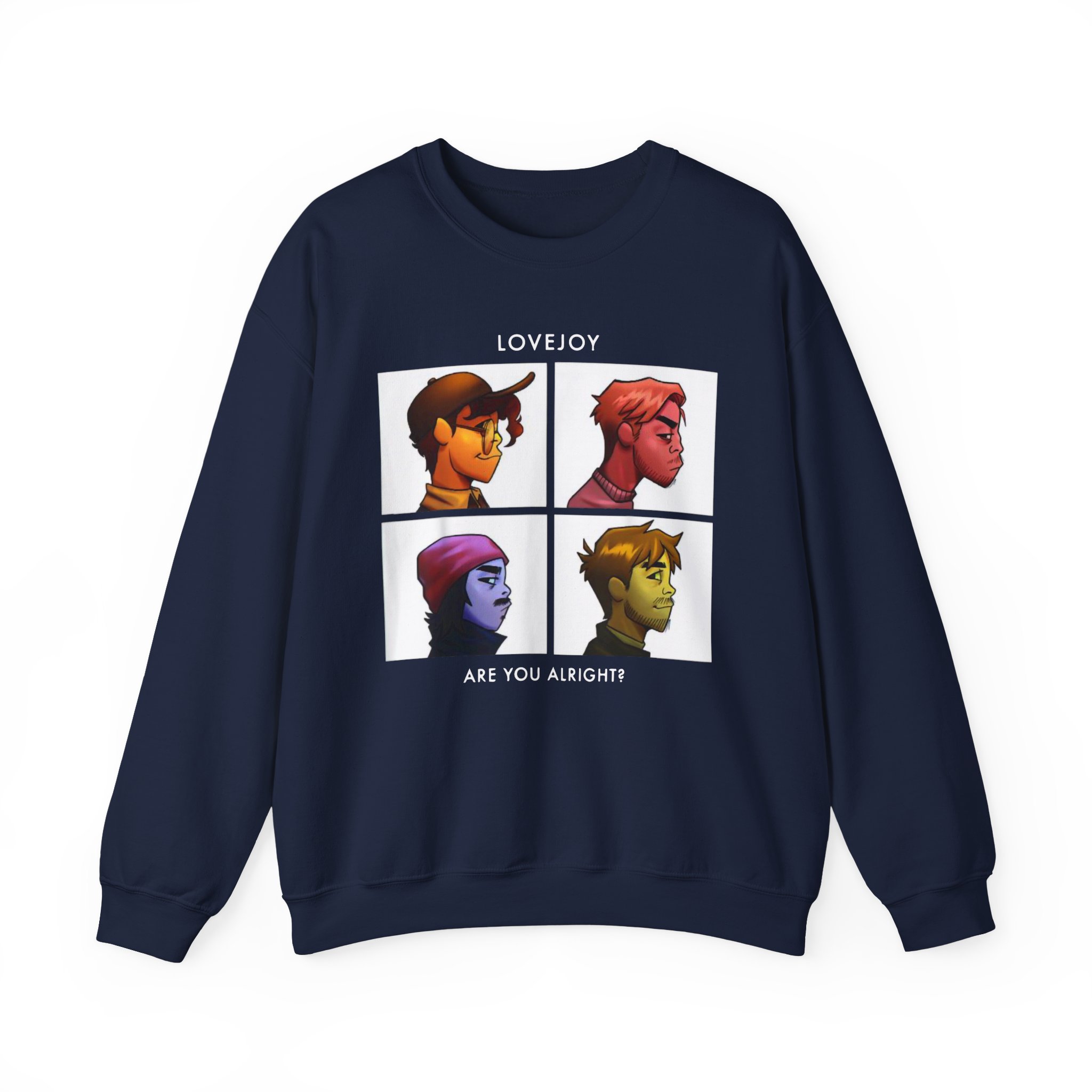 Lovejoy Are You Alright Unisex Heavy Blendâ„¢ Crewneck Sweatshirt