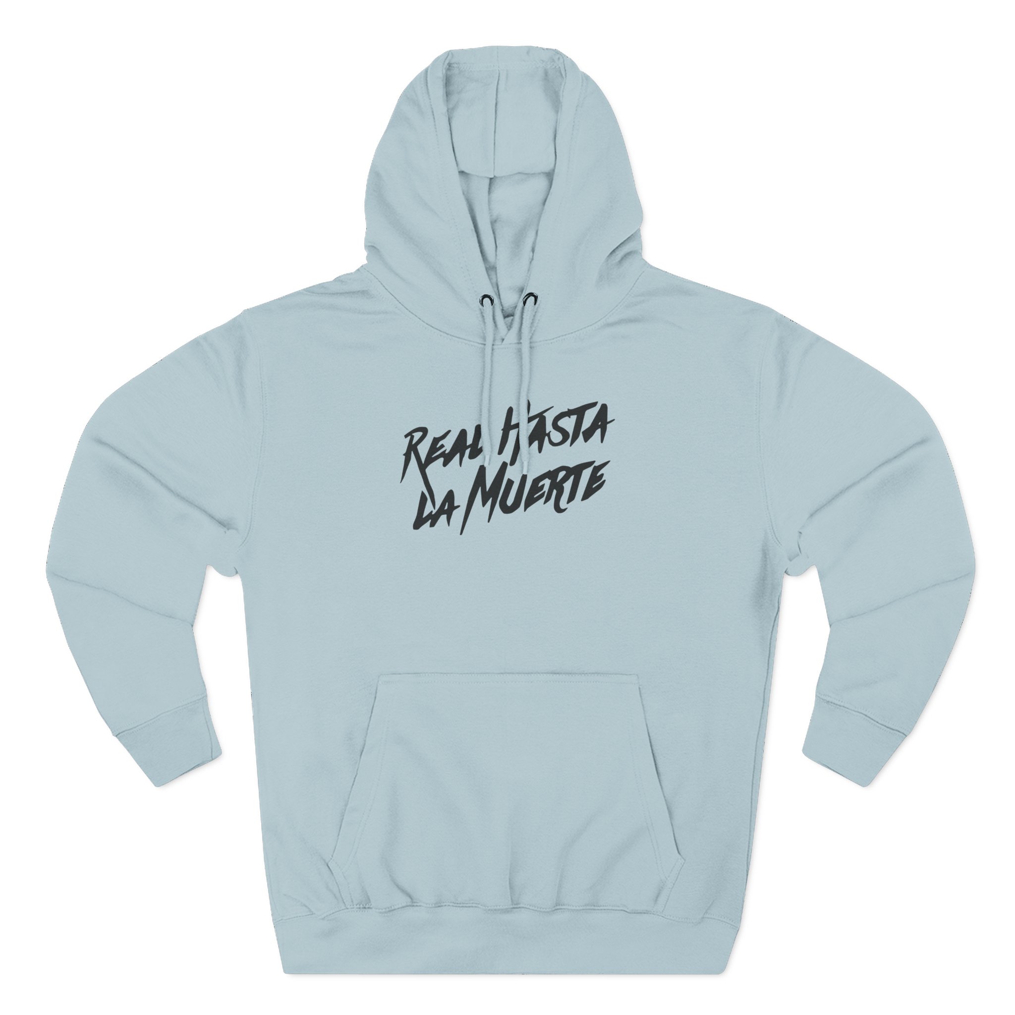 Anuel Aa Real Hasta La Muerte Three-Panel Fleece Hoodie