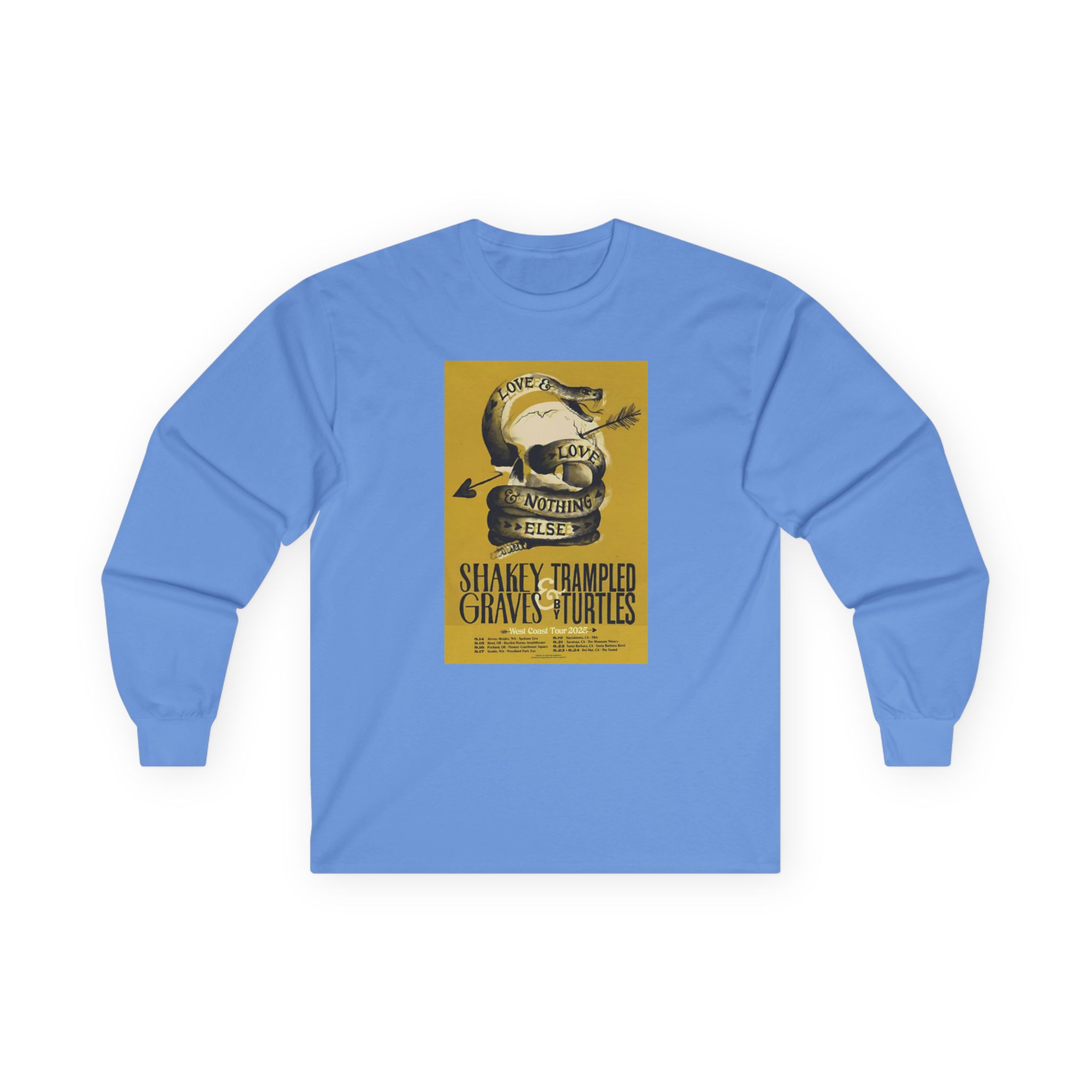 Shakey Graves West Coast Tour Unisex Ultra Cotton Long Sleeve Tee