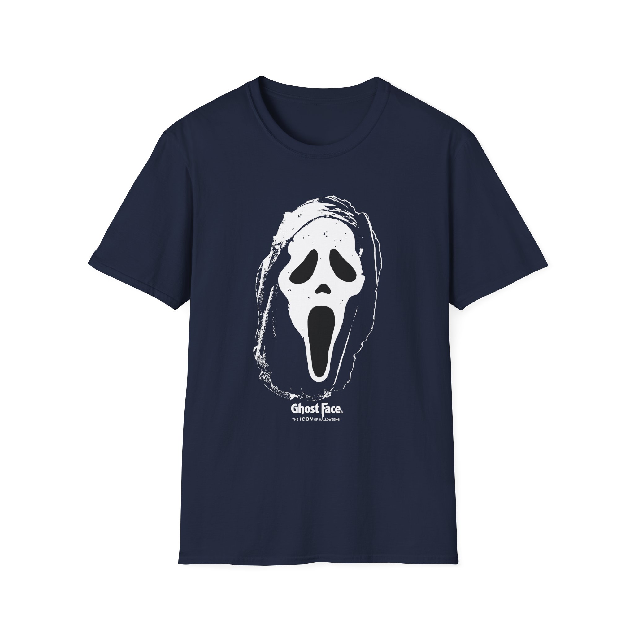 Ghostface Distressed Unisex Softstyle T-Shirt