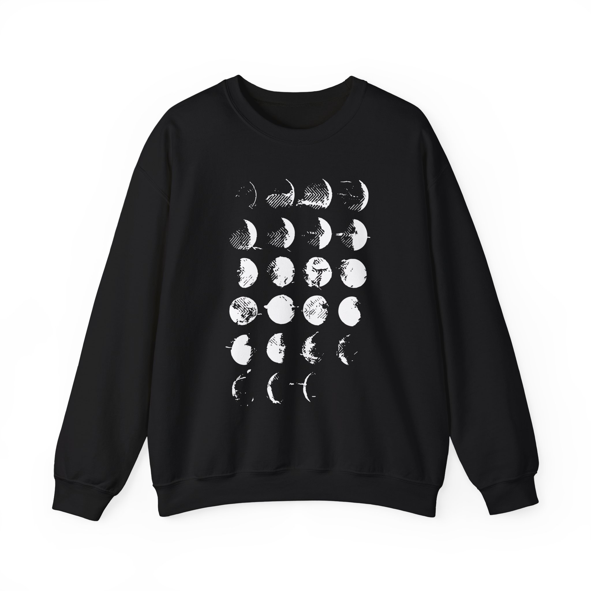 Converge Moon Phases Unisex Heavy Blendâ„¢ Crewneck Sweatshirt
