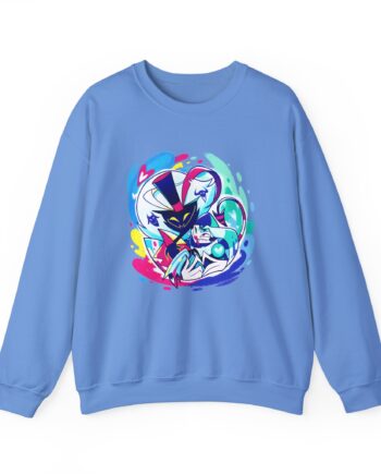 Helluva Boss Ozzie & Fizz Micro Ribbed Unisex Heavy Blend™ Crewneck Sweatshirt