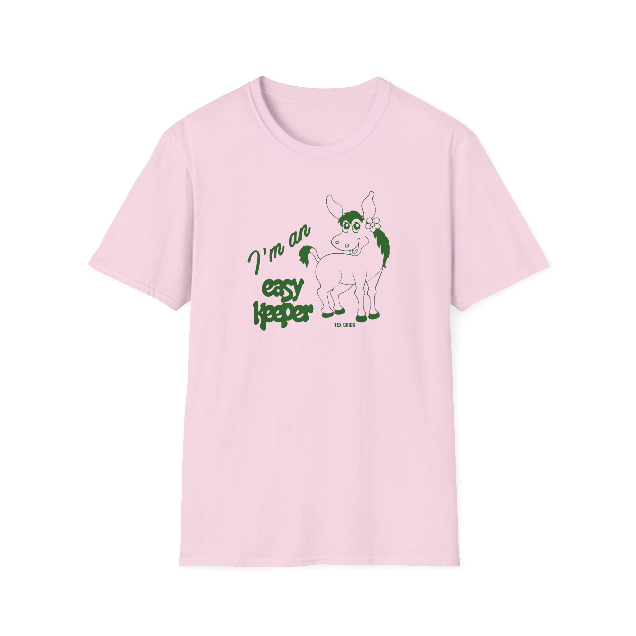 Mac Demarco Tex Crick Easy Keeper Ivory Mule Unisex Softstyle T-Shirt