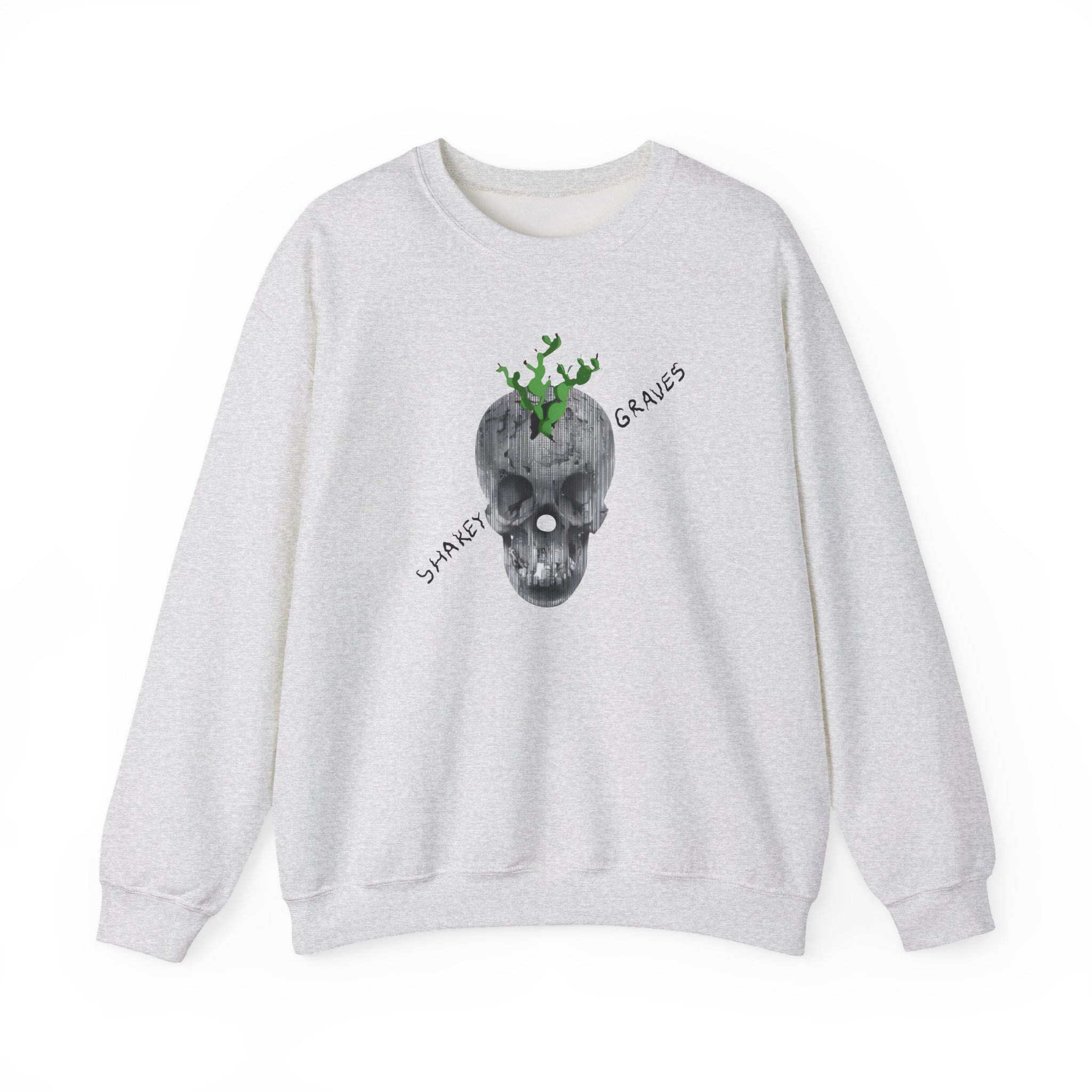Shakey Graves Skull Unisex Heavy Blendâ„¢ Crewneck Sweatshirt