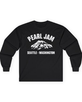 Pearl Jam Snowcap Unisex Ultra Cotton Long Sleeve Tee