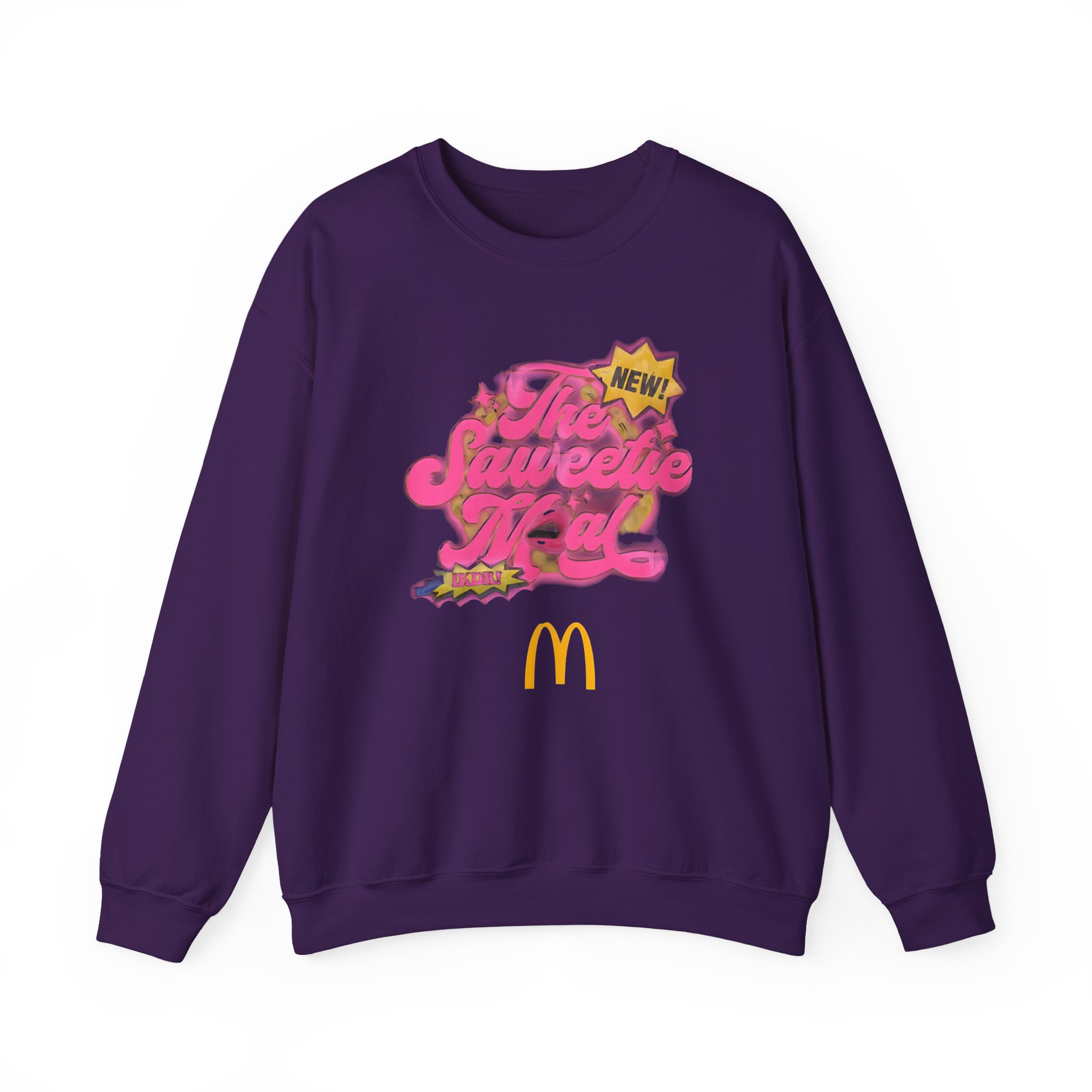 Saweetie Mcdonald's Meal Unisex Heavy Blend Crewneck Sweatshirt