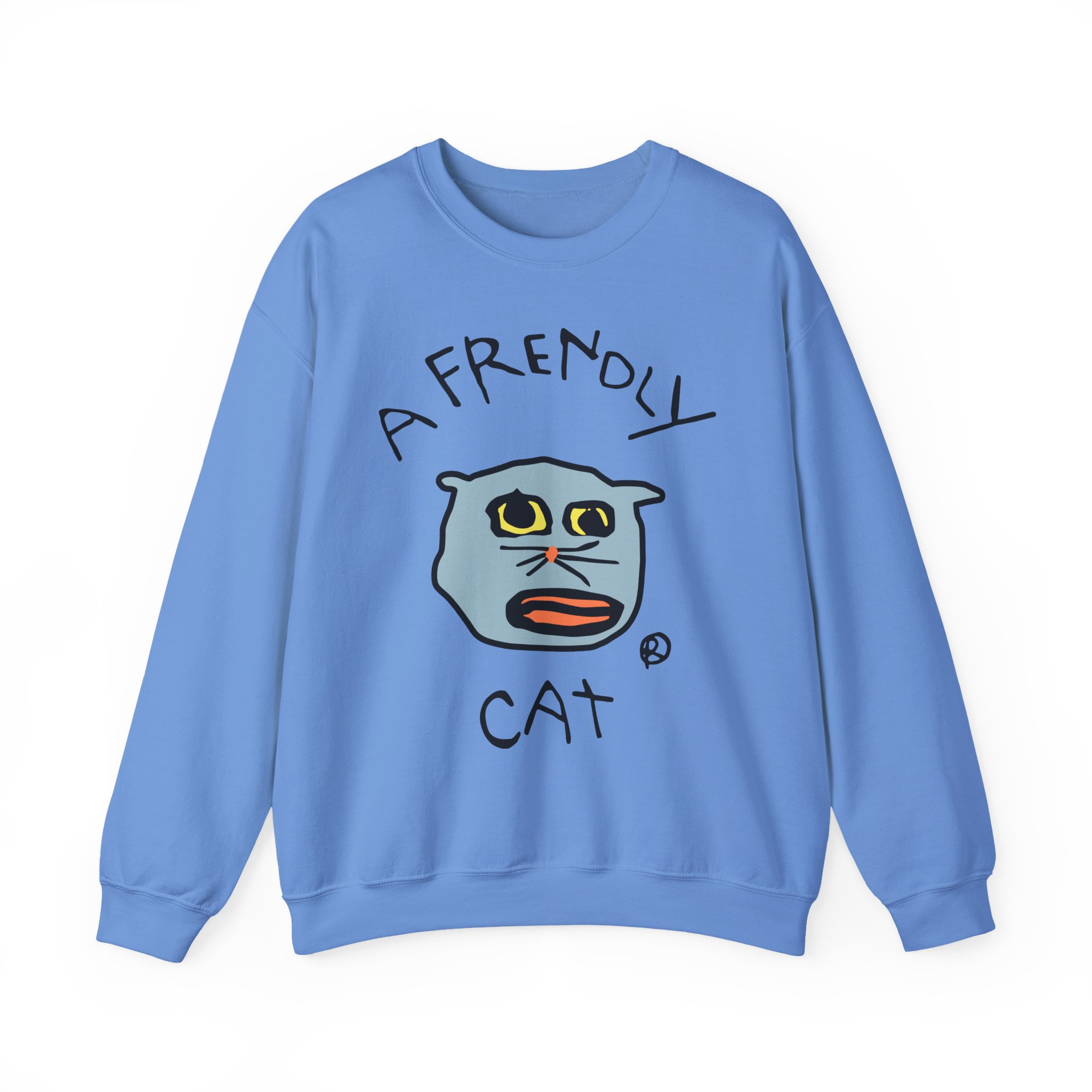 Lirik Just a Frendly Cat Unisex Heavy Blendâ„¢ Crewneck Sweatshirt