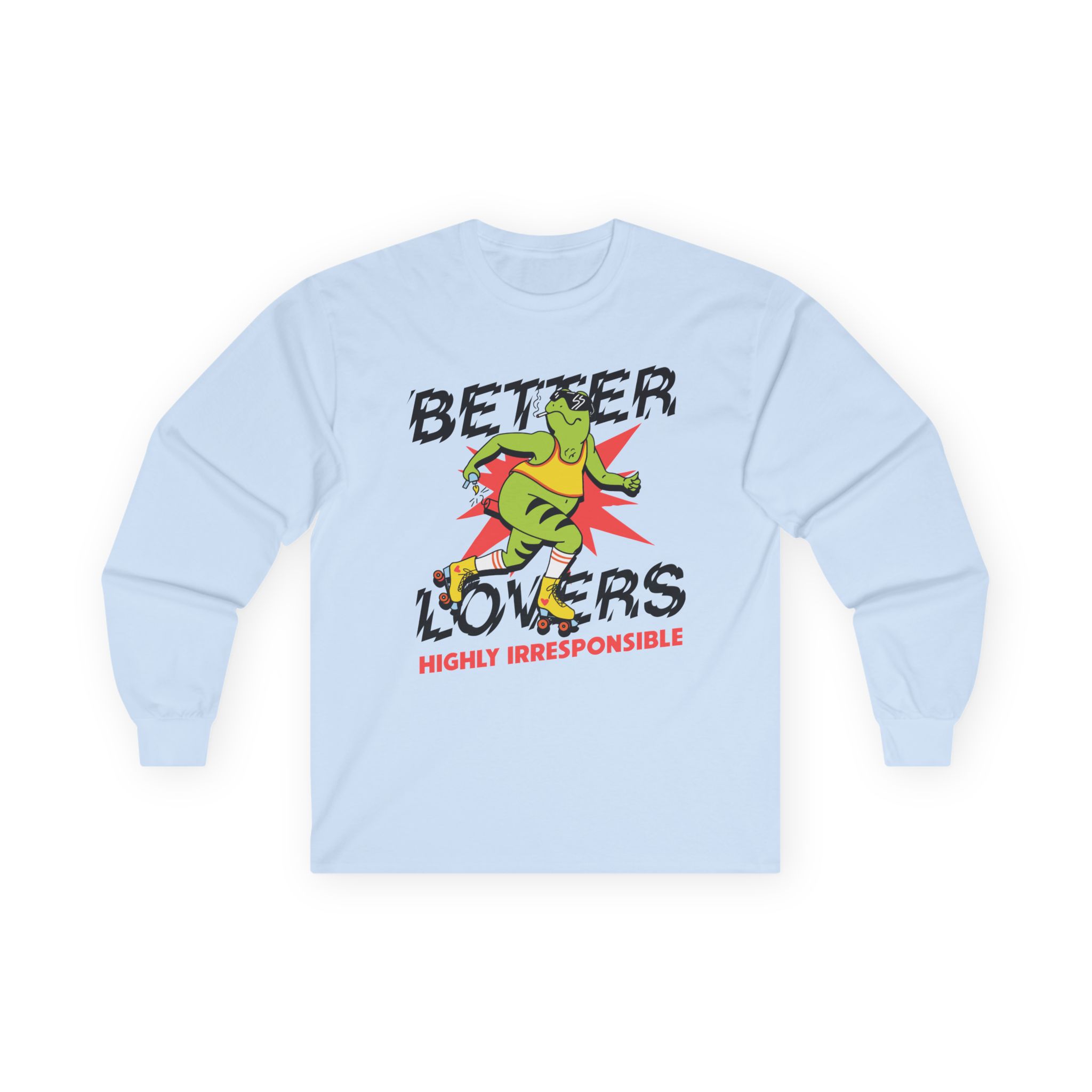 Better Lovers Skating Frog Unisex Ultra Cotton Long Sleeve Tee