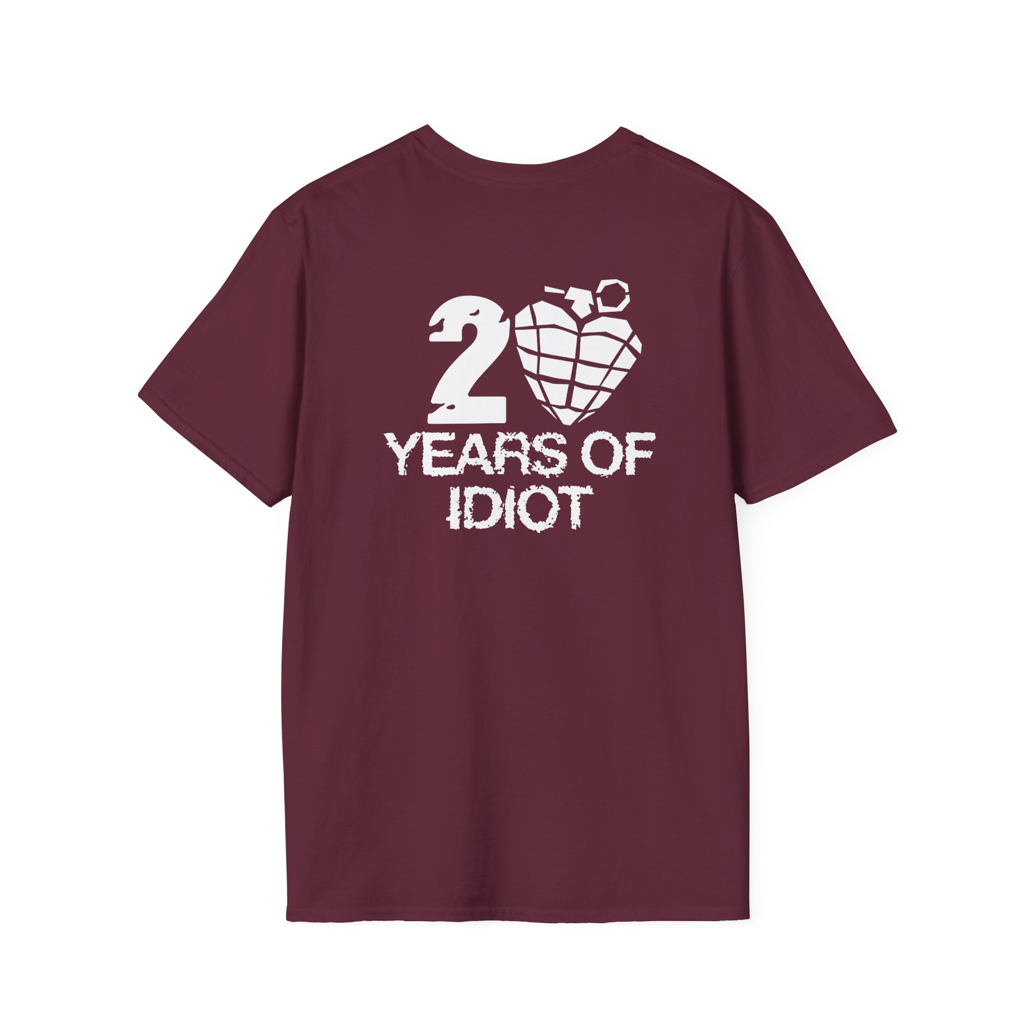 Green Day 20 Years of Idiot Unisex Softstyle T-Shirt