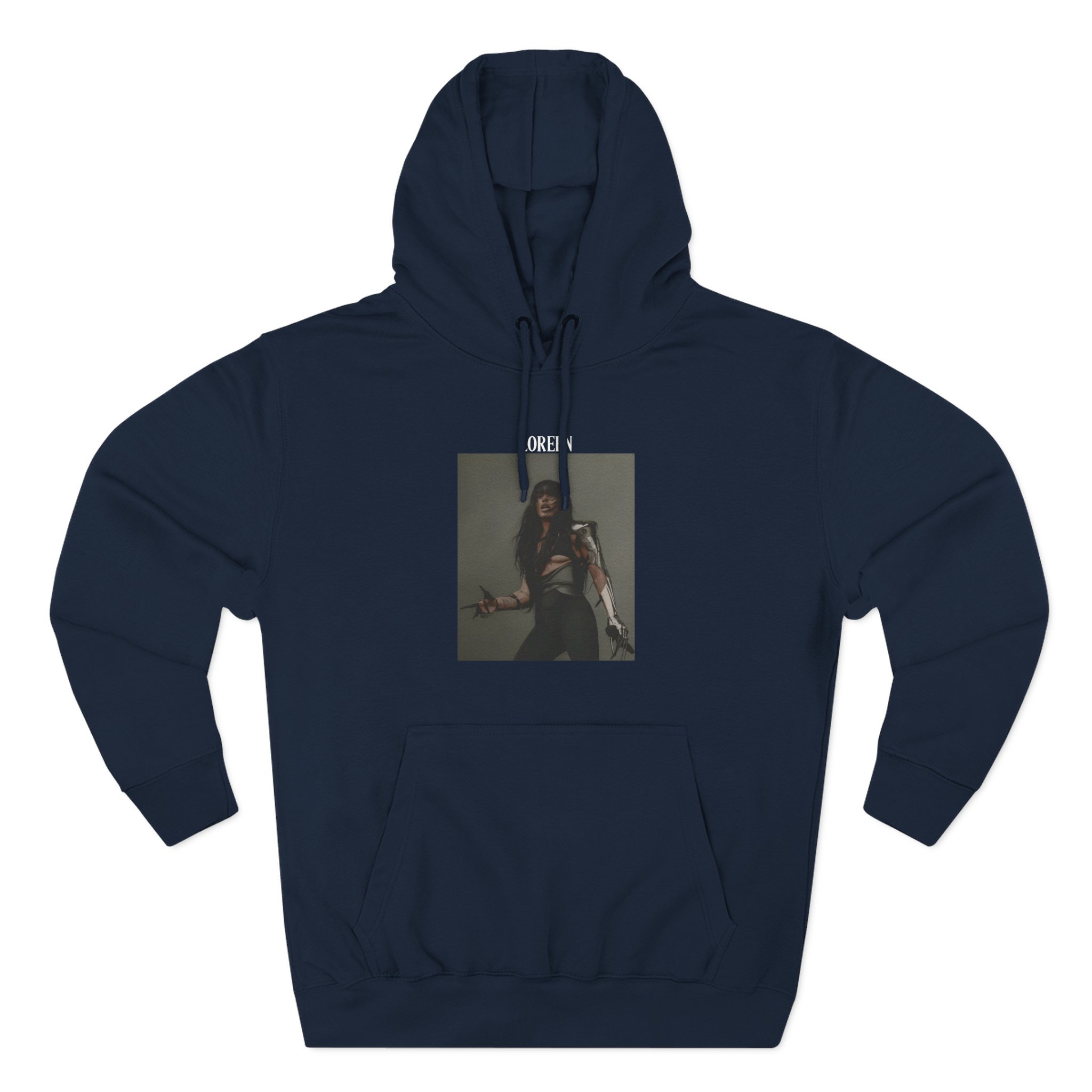 Loreen Photo Three-Panel Fleece Hoodie