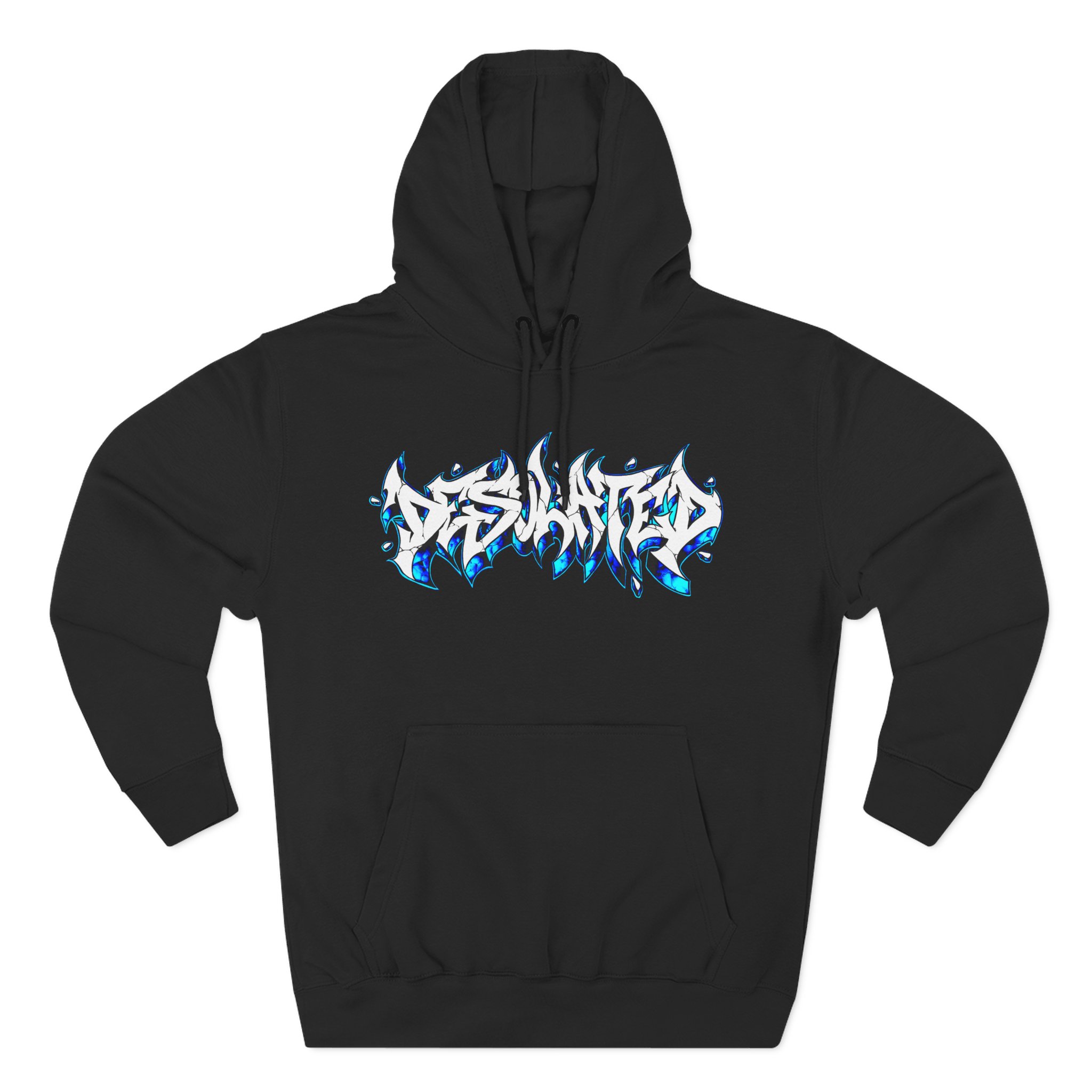 Desolated Devil Three-Panel Fleece Hoodie