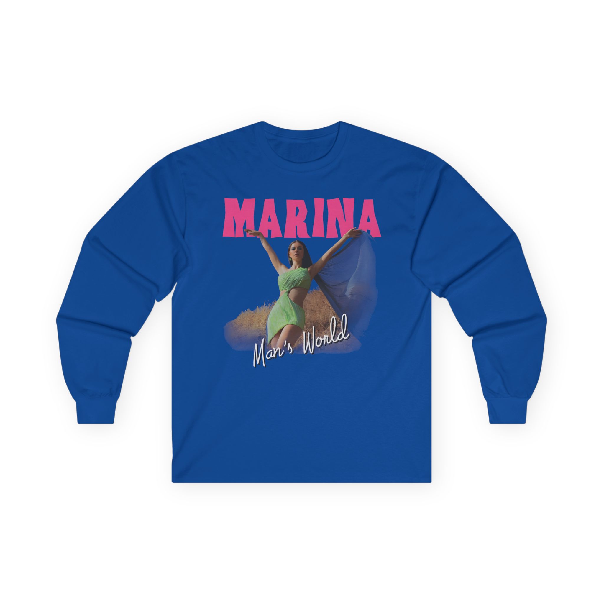 Marina Man's World Unisex Ultra Cotton Long Sleeve Tee