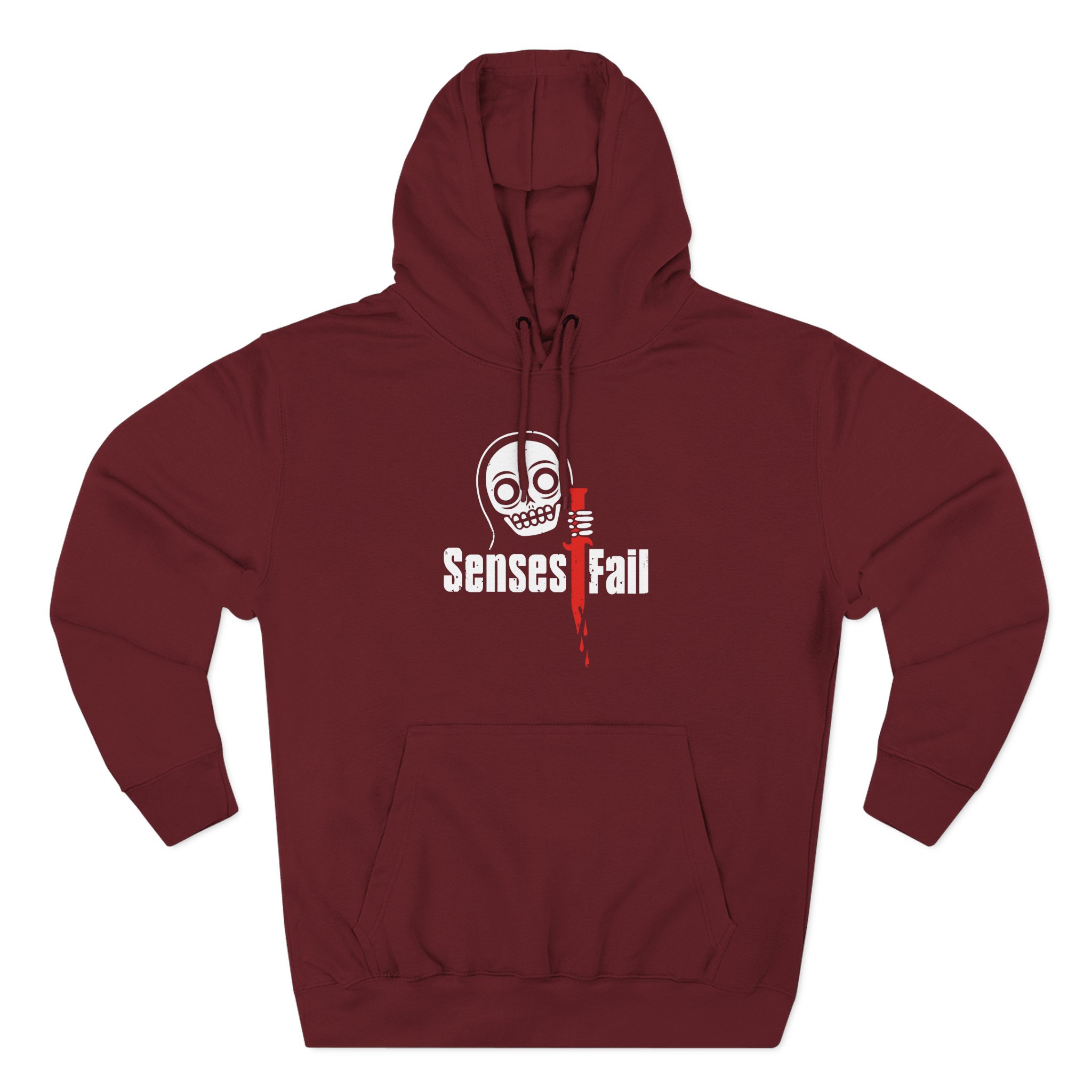 Senses Fail Knife Three-Panel Fleece Hoodie