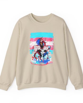 Helluva Boss Sallie May Micro Ribbed Unisex Heavy Blend™ Crewneck Sweatshirt