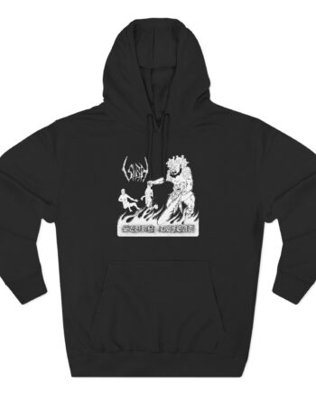 Sigh Scorn Defeat 2022 Three-Panel Fleece Hoodie