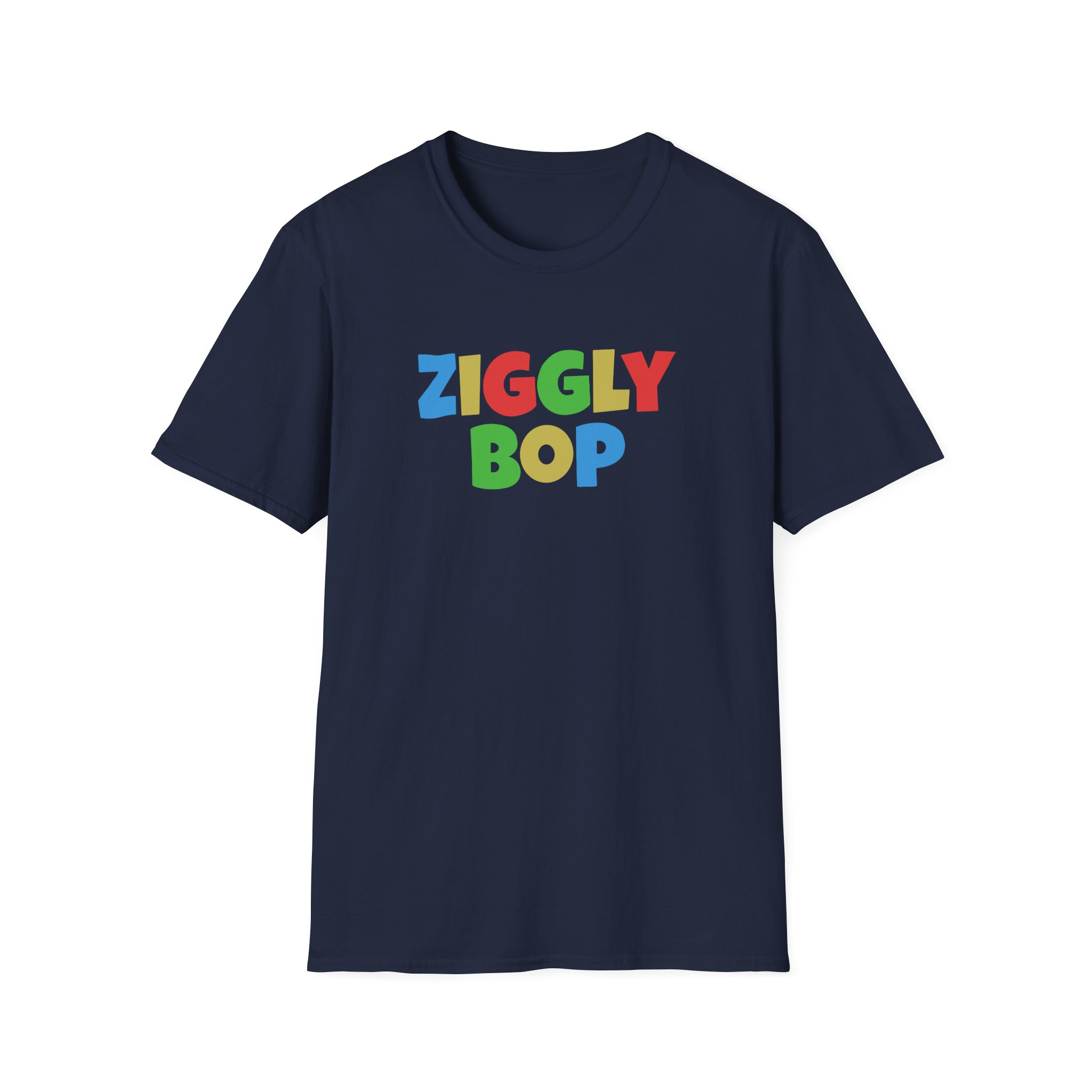 Daydrian Harding Colorful Ziggly Bop Unisex Softstyle T-Shirt