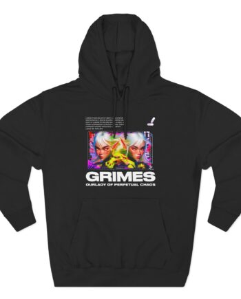Grimes Our Lady of Perpetual Chaos Three-panel Fleece Hoodie