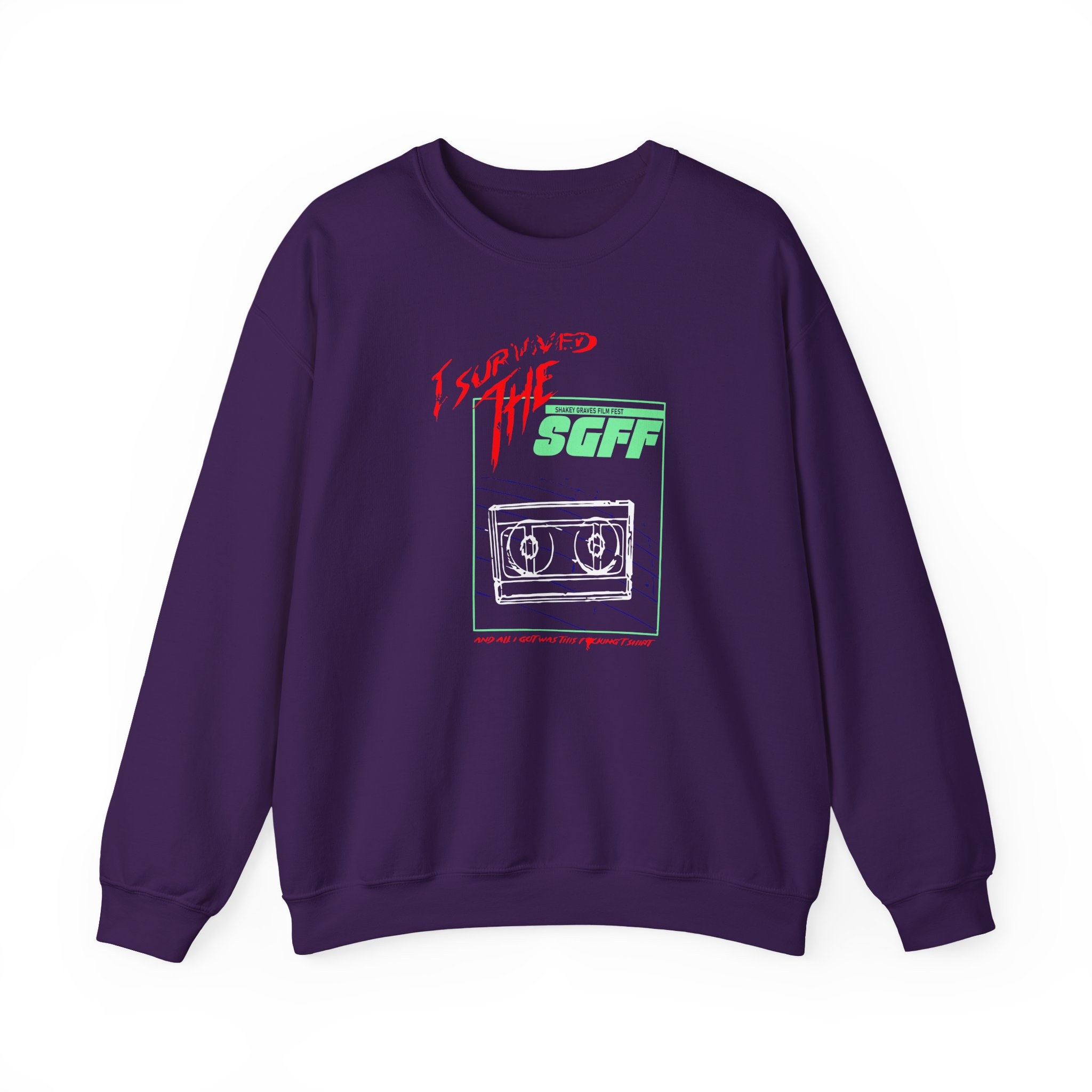 Shakey Graves Film Festival Unisex Heavy Blendâ„¢ Crewneck Sweatshirt