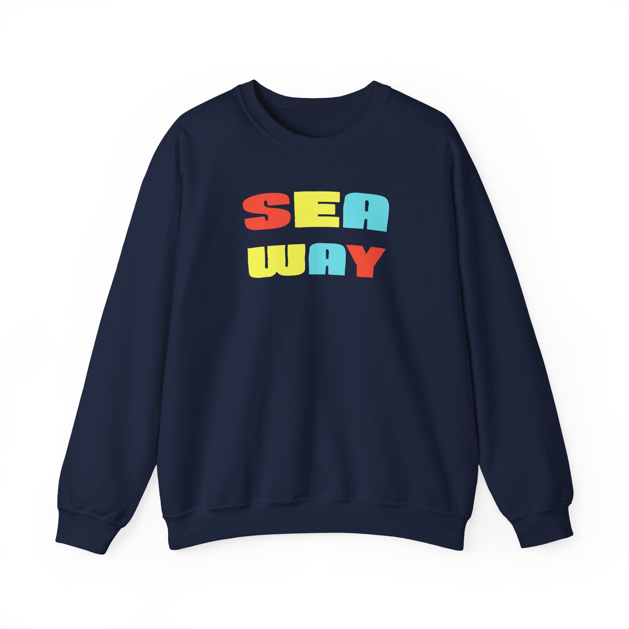 Seaway Big Vibe Stacked Unisex Heavy Blendâ„¢ Crewneck Sweatshirt