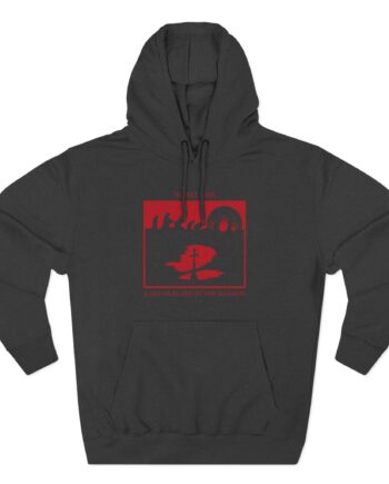 Night Sins Silver Blade Three-Panel Fleece Hoodie