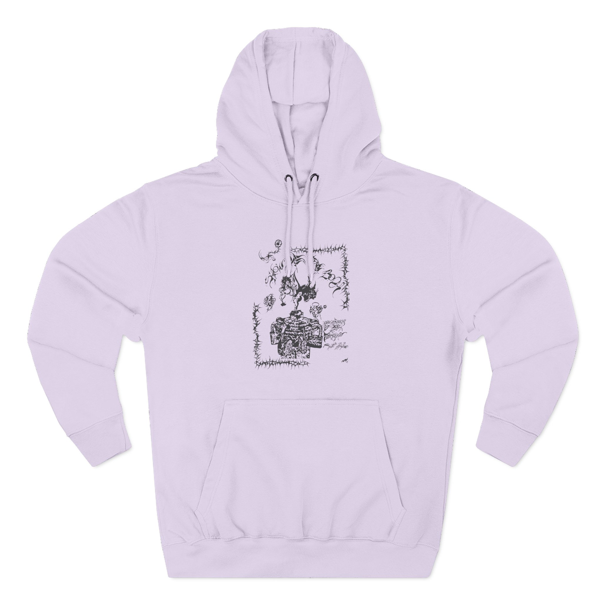 Show Me the Body Three-Panel Fleece Hoodie