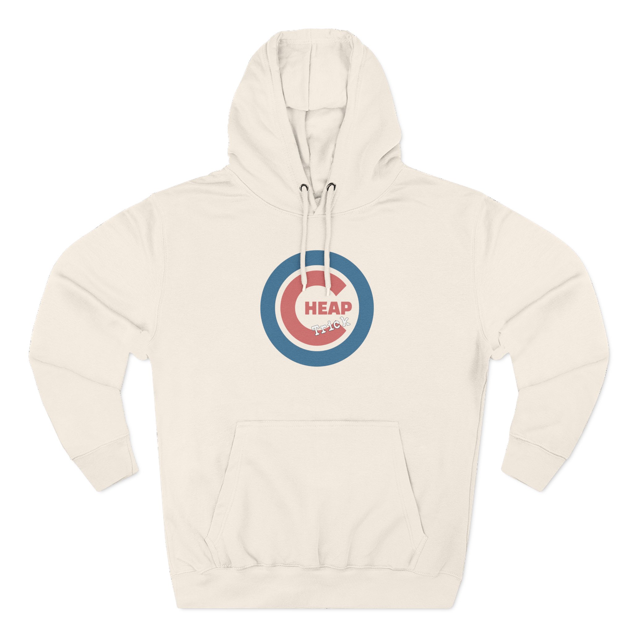 Cheap Trick Stacked Logo Three-Panel Fleece Hoodie