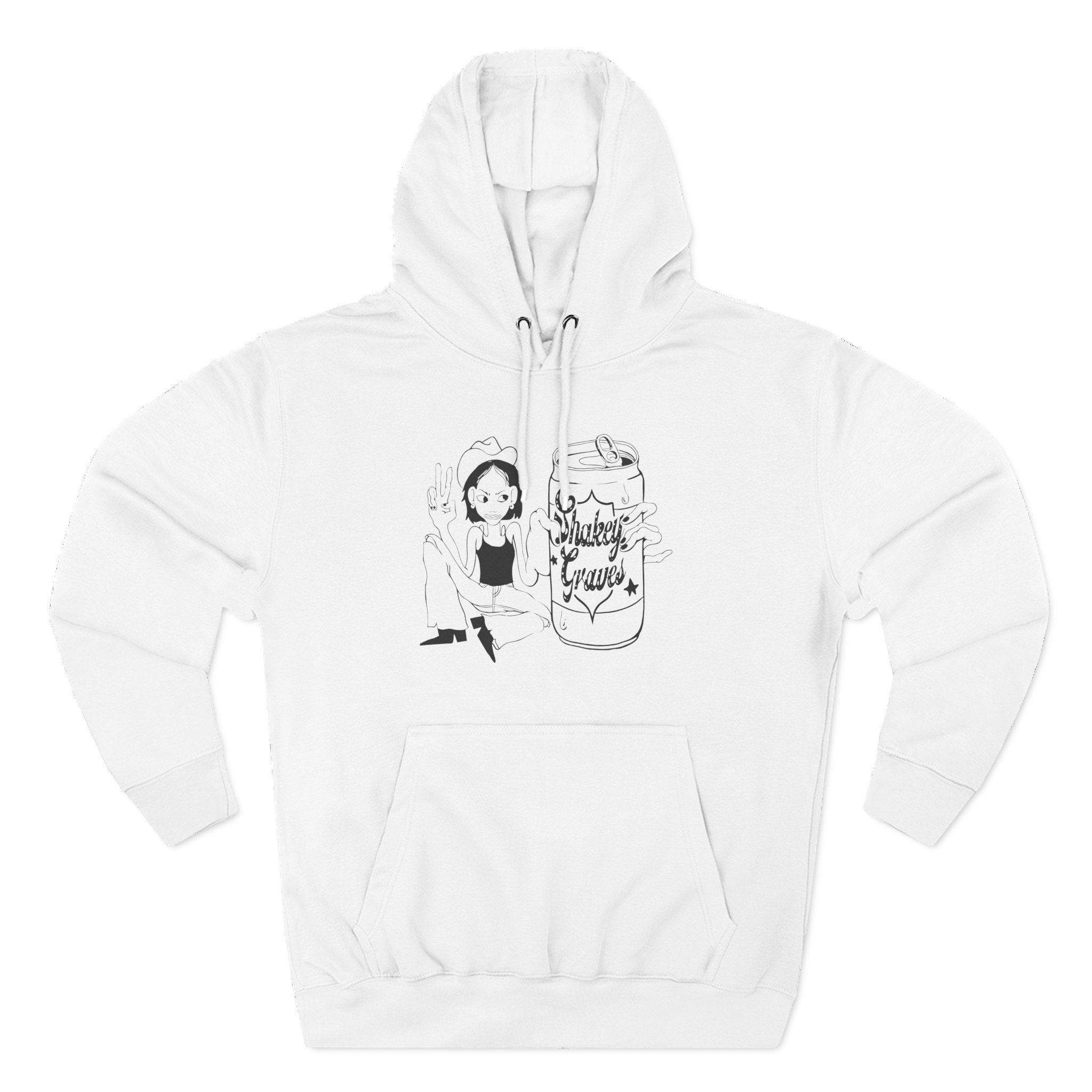 Shakey Graves Three-Panel Fleece Hoodie