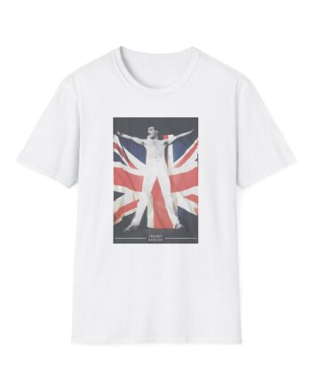 F M Union Jack Flag Unisex Softstyle T-Shirt