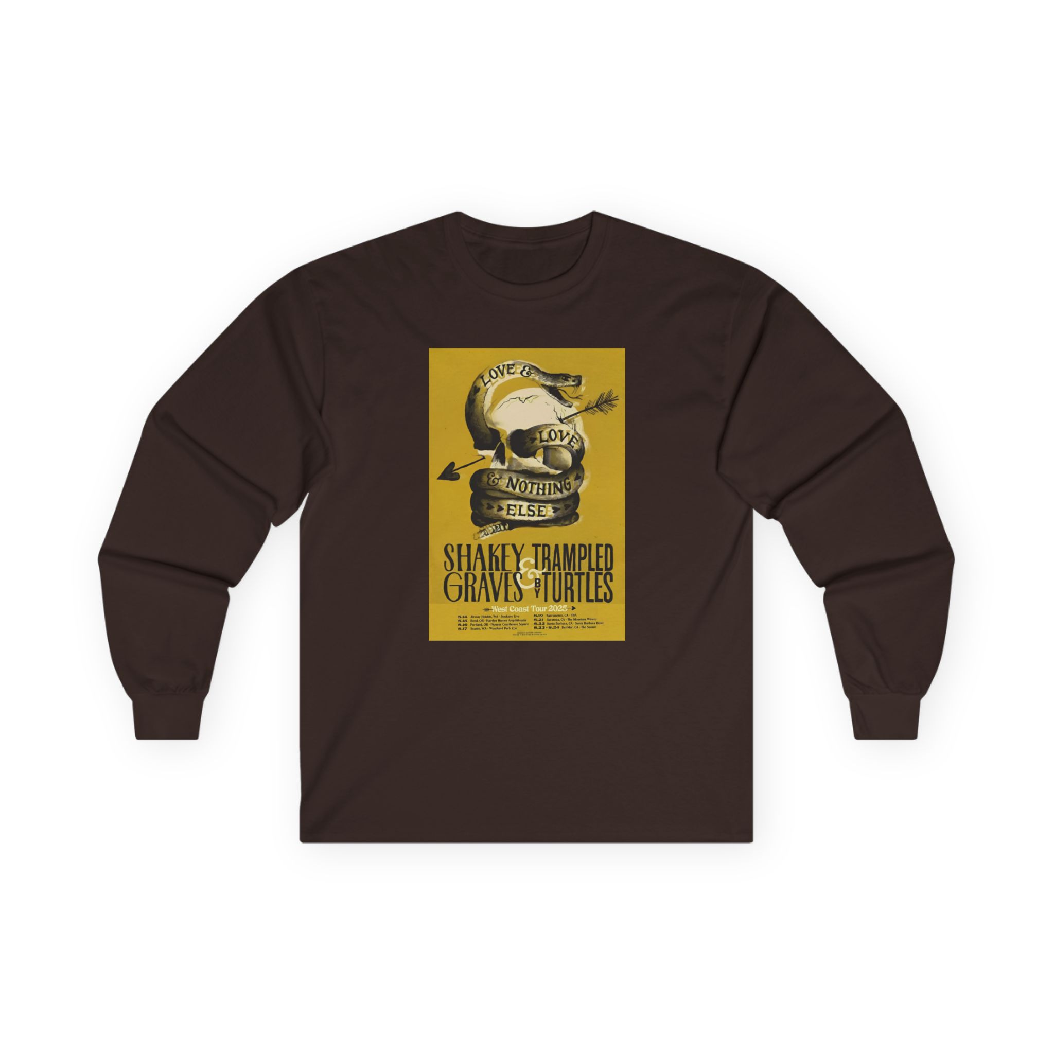 Shakey Graves West Coast Tour Unisex Ultra Cotton Long Sleeve Tee