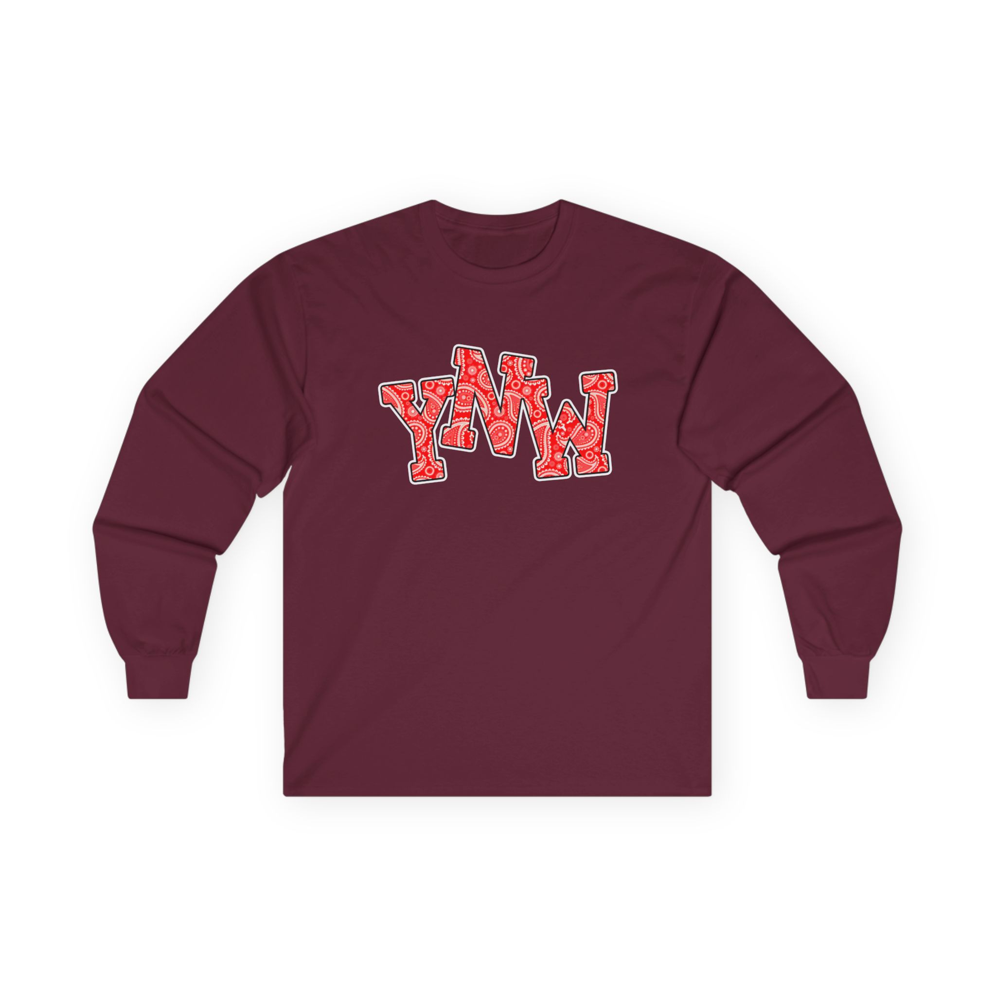 YNW Melly Paisley Unisex Ultra Cotton Long Sleeve Tee