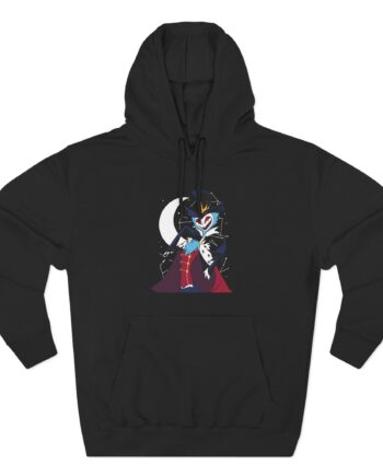 Helluva Boss Stolas Three-Panel Fleece Hoodie