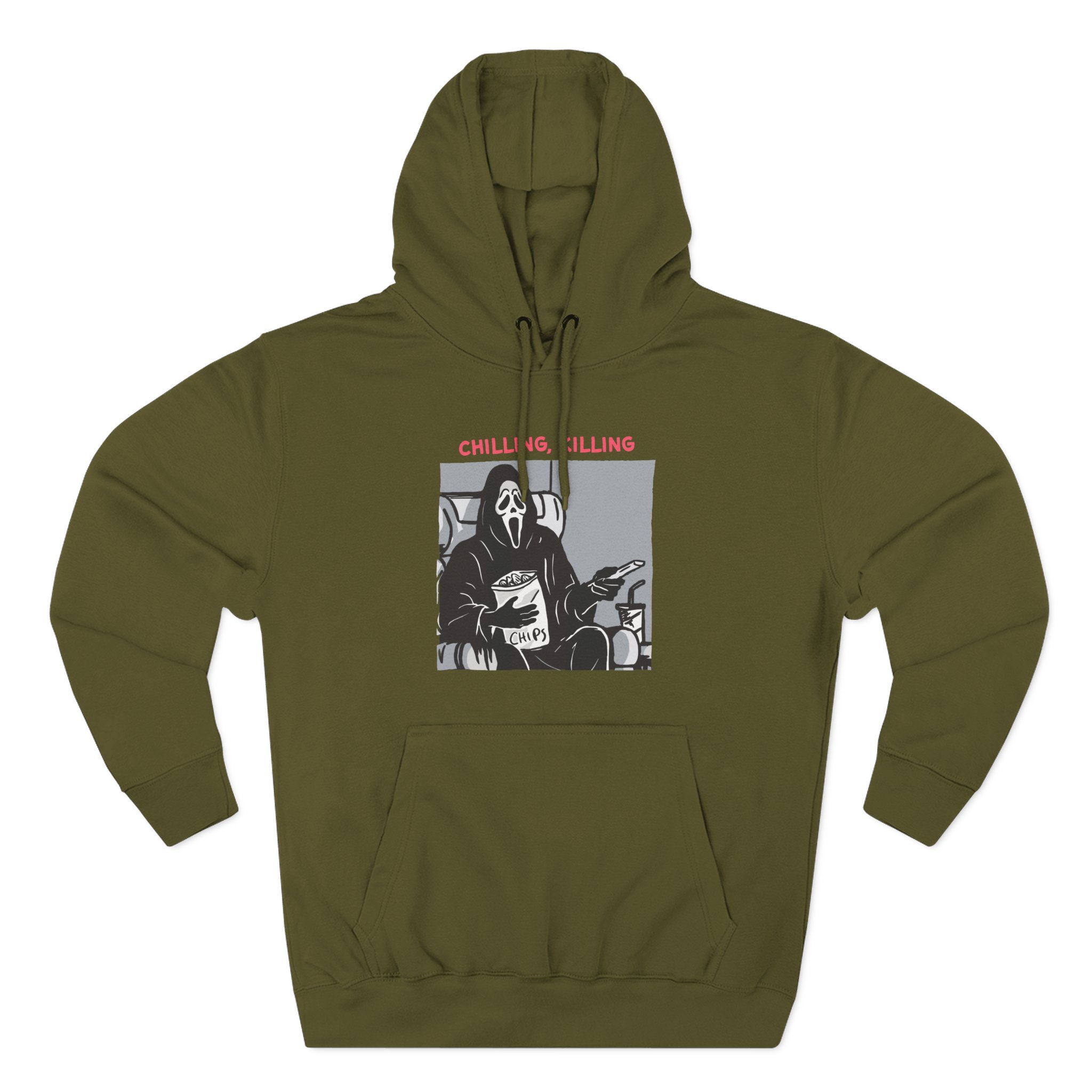 Ghostface Chillin' Killin Three-Panel Fleece Hoodie