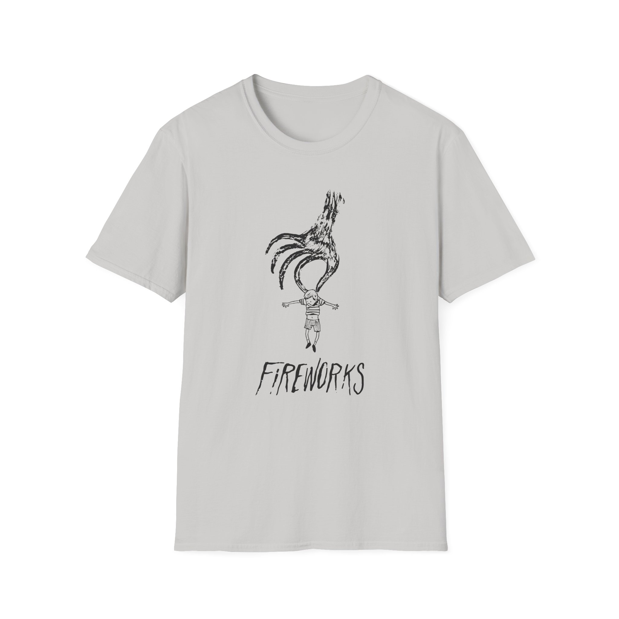 Fireworks Hand Unisex Softstyle T-Shirt