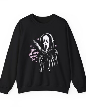 Ghostface You Like Scary Movies Too? Unisex Heavy Blend™ Crewneck Sweatshirt