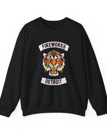 Fireworks Tiger Unisex Heavy Blend™ Crewneck Sweatshirt