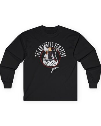 Billy Corgan Smashing Pumpkins Bat Strat Unisex Ultra Cotton Long Sleeve Tee