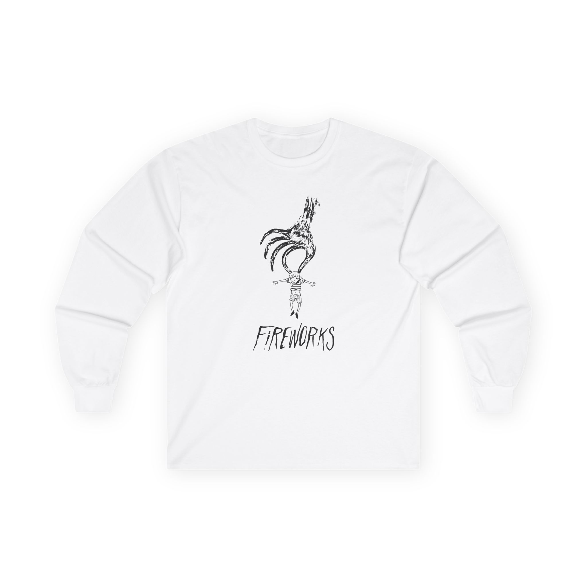 Fireworks Hand Unisex Ultra Cotton Long Sleeve Tee