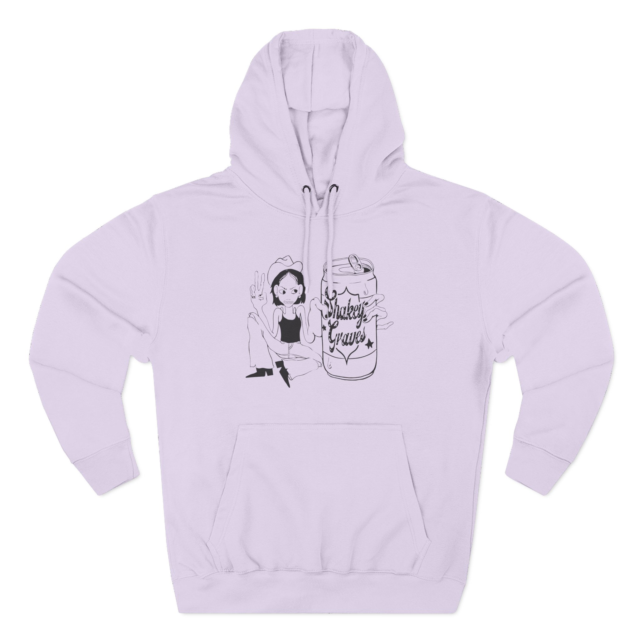 Shakey Graves Three-Panel Fleece Hoodie