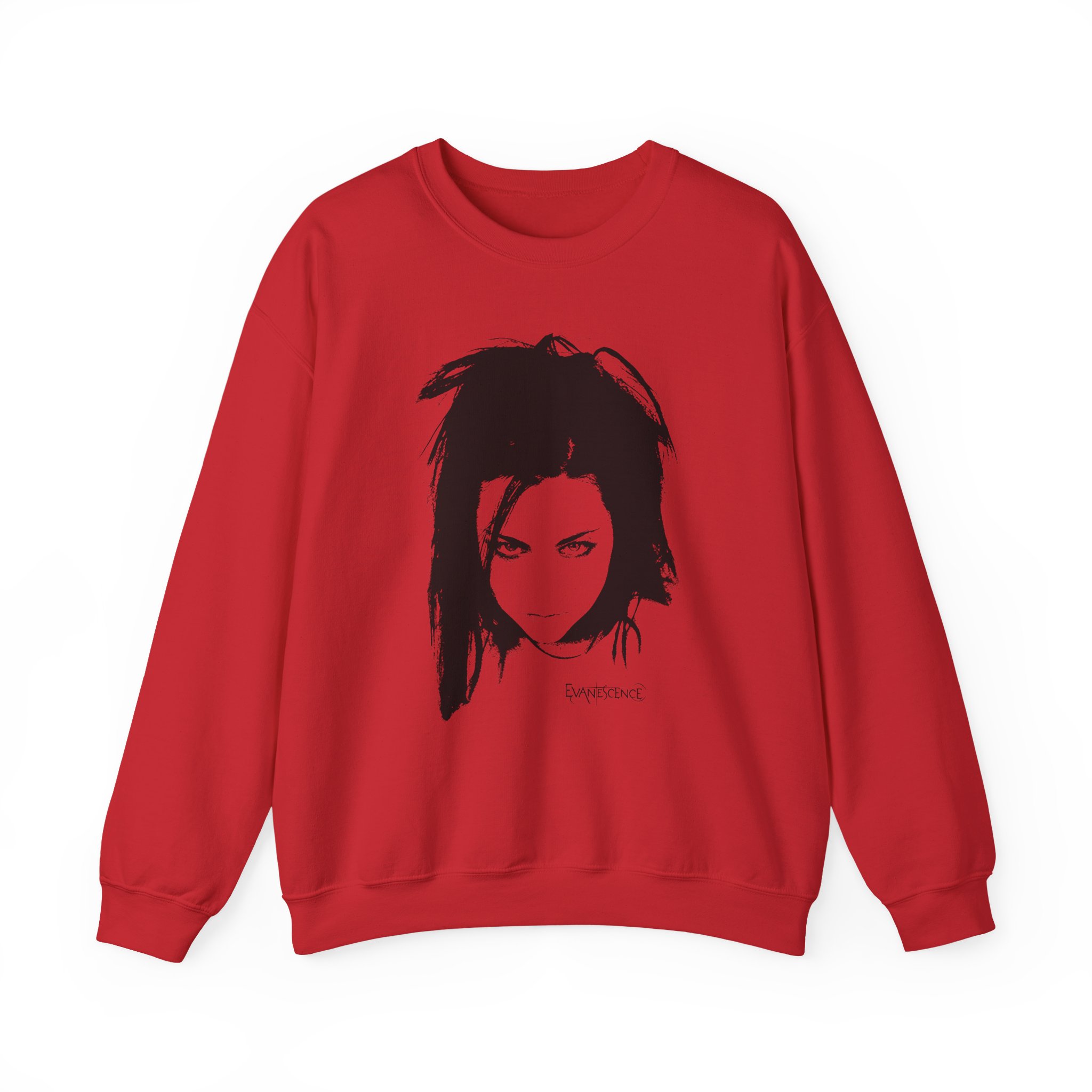 Evanescence Amy Face Unisex Heavy Blendâ„¢ Crewneck Sweatshirt