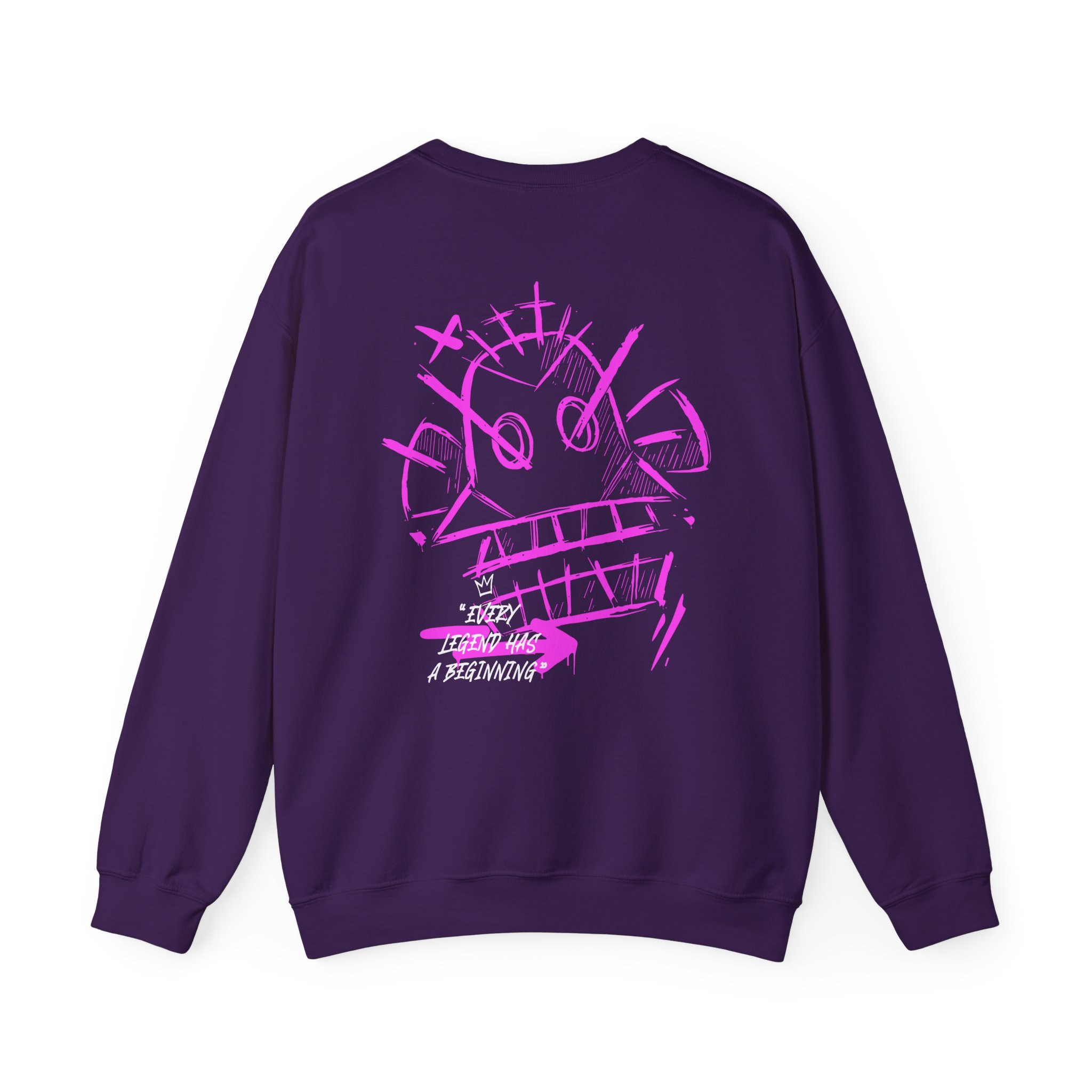Jinx Arcane Unisex Heavy Blendâ„¢ Crewneck Sweatshirt