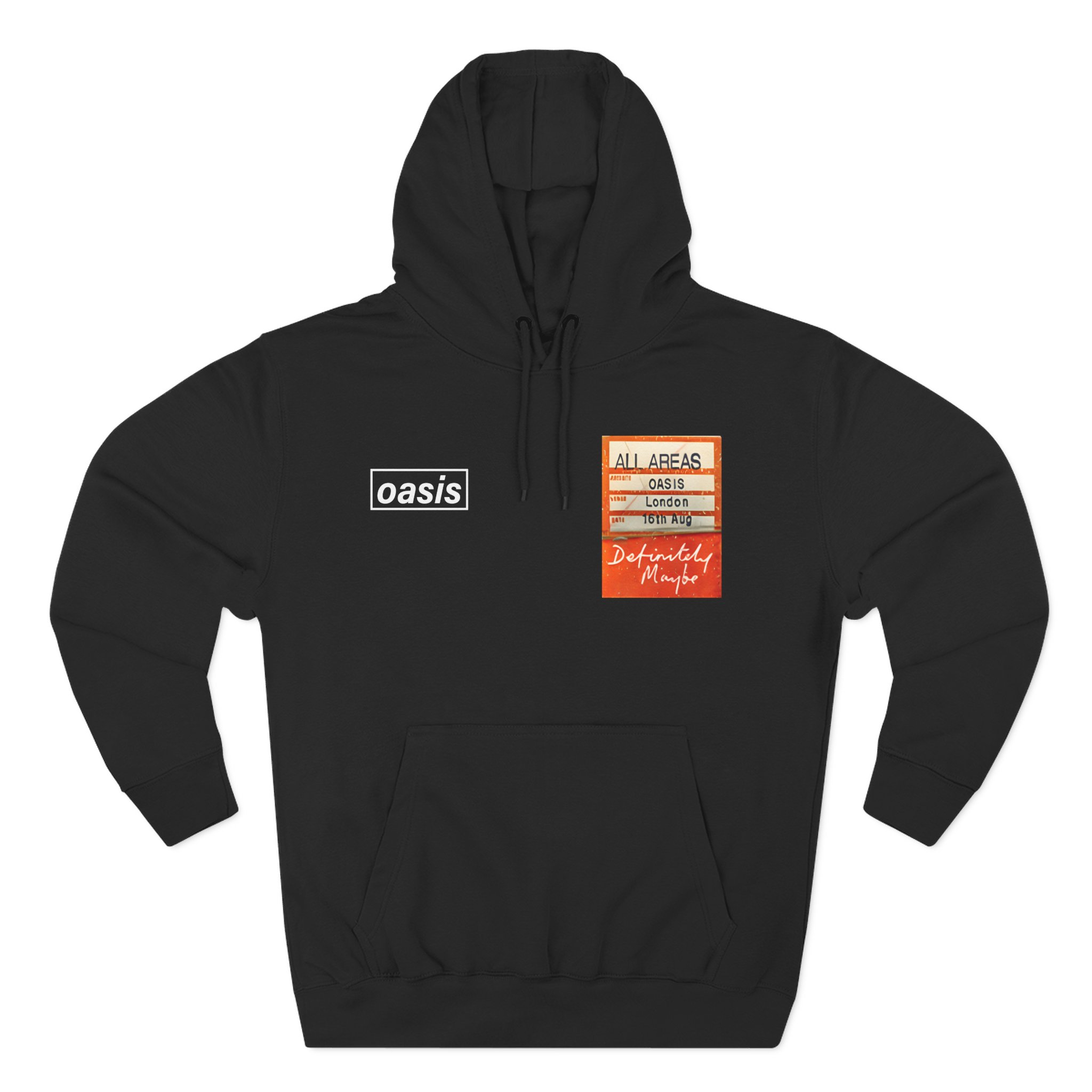 Oasis Setlist Three-Panel Fleece Hoodie