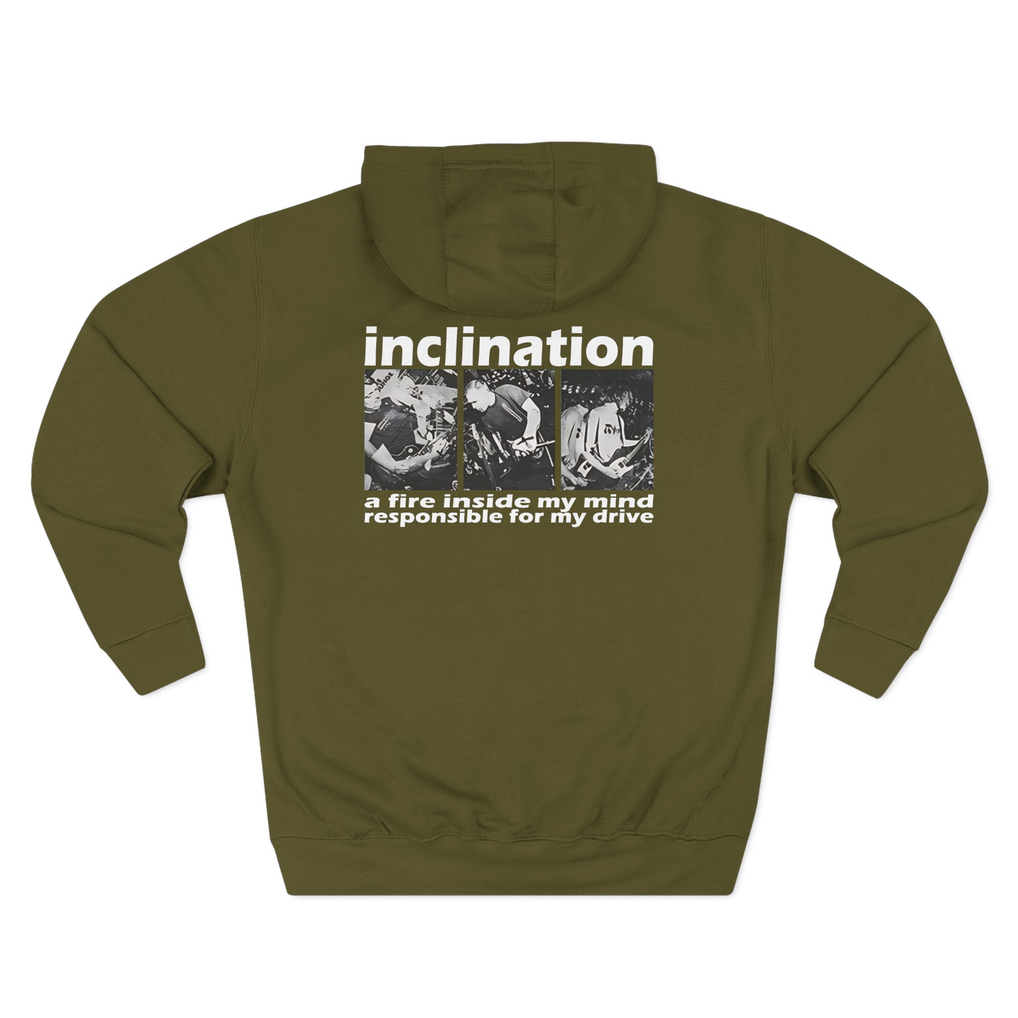 Inclination Fire Three-Panel Fleece Hoodie