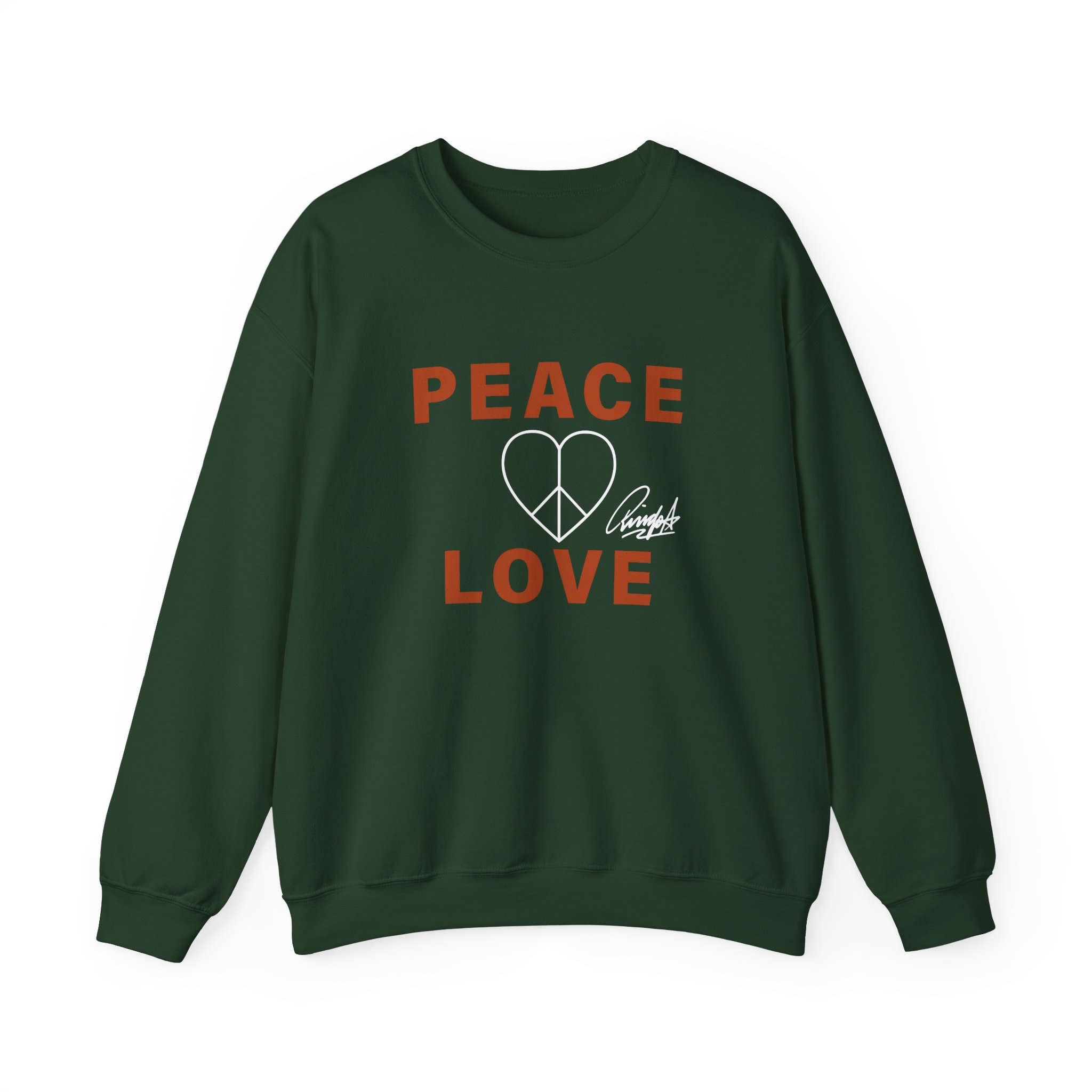 Ringo Starr Peace & Love Unisex Heavy Blendâ„¢ Crewneck Sweatshirt